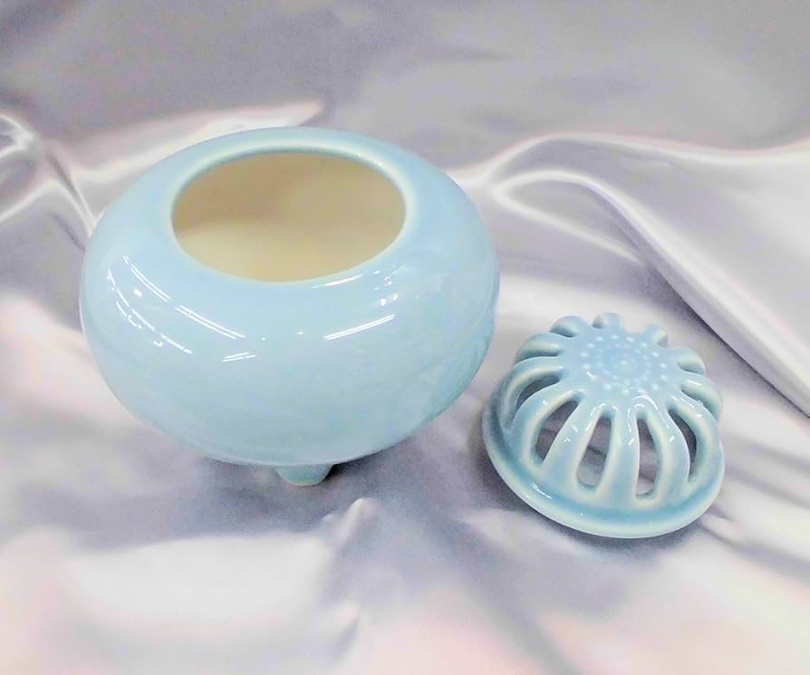 Amazon.co.jp: 京都清水・煌ブランド 青磁蓋付き香炉 京都の小物